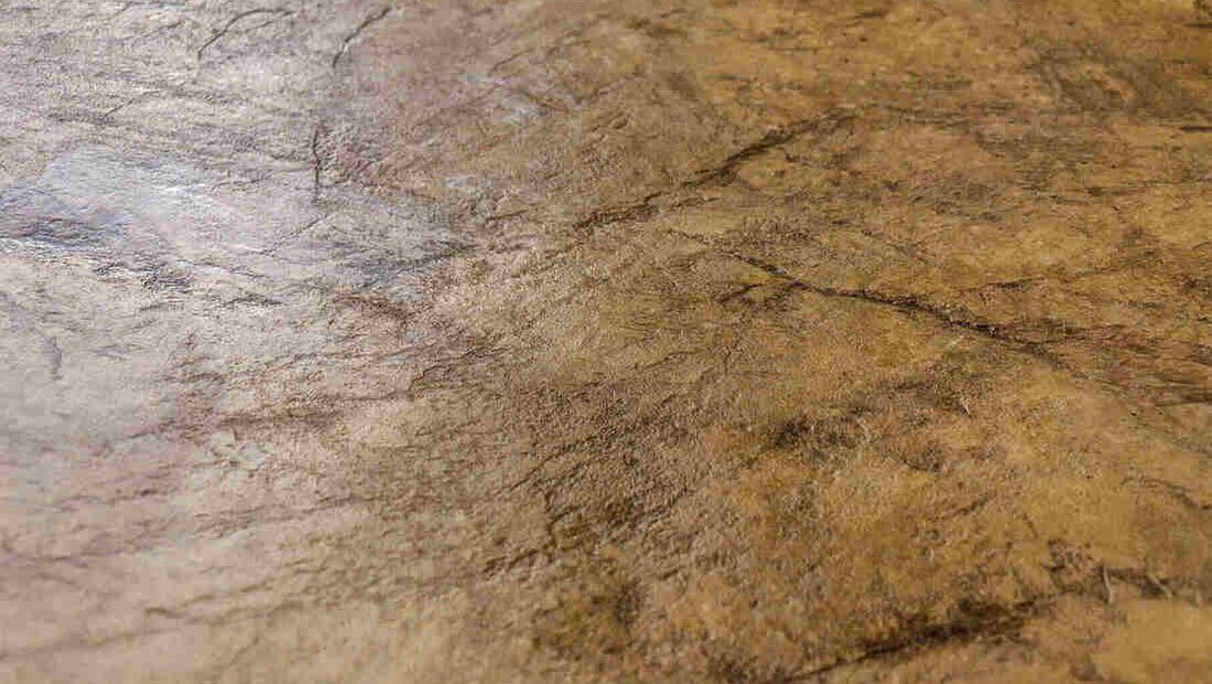 Stamped concrete sample of italian slate in Thornton, Colorado